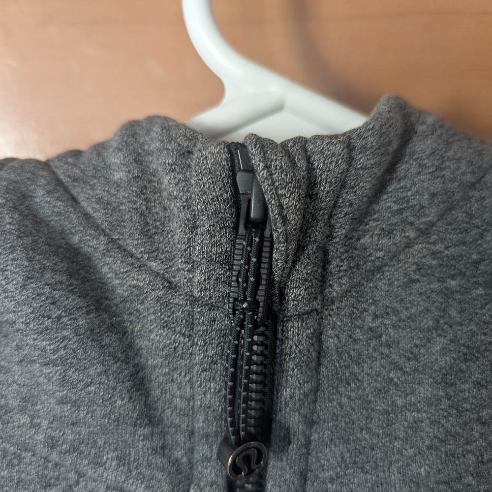 lululemon Scuba Charcoal Zip-Up Hoodie US Size 4 - Picture 11 of 12